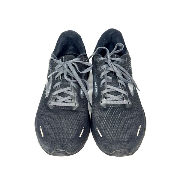 Brooks Mens 10.5 Adrenaline GTS 22 Running Shoes Black/Ebony Wide E 1103662E020 - Picture 2 of 11